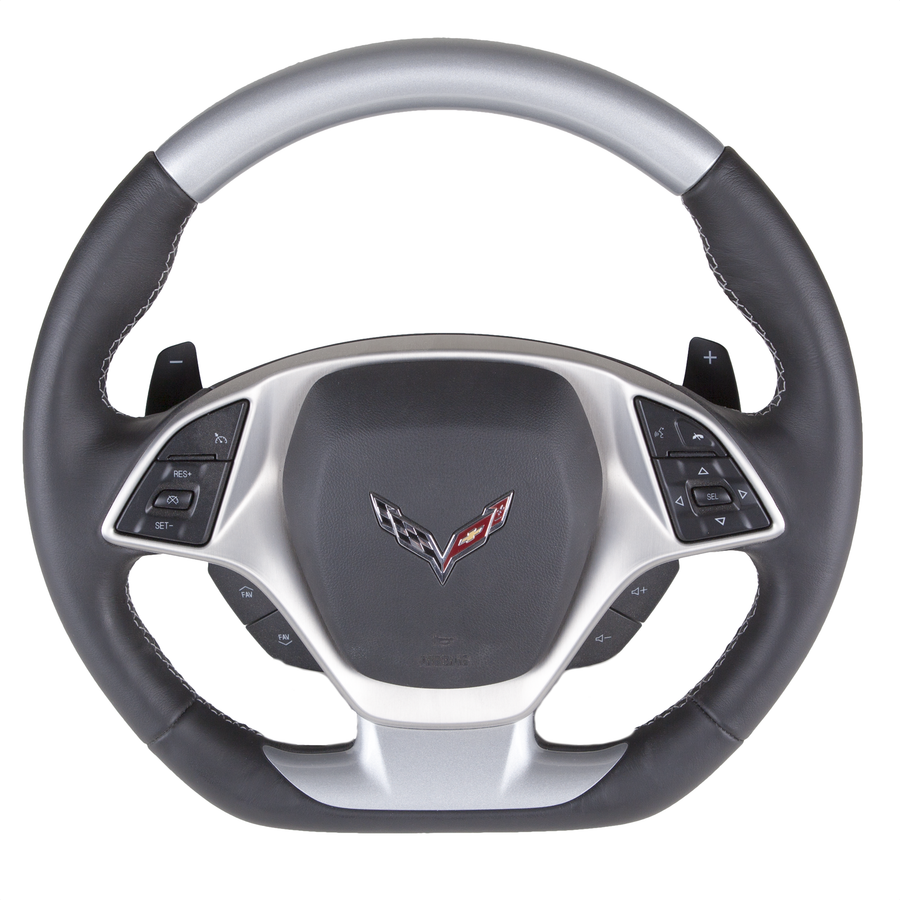 Corvette C7 – Color-Matched Custom Steering Wheel